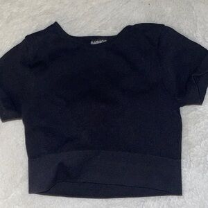 Garage Crop Top, Black
